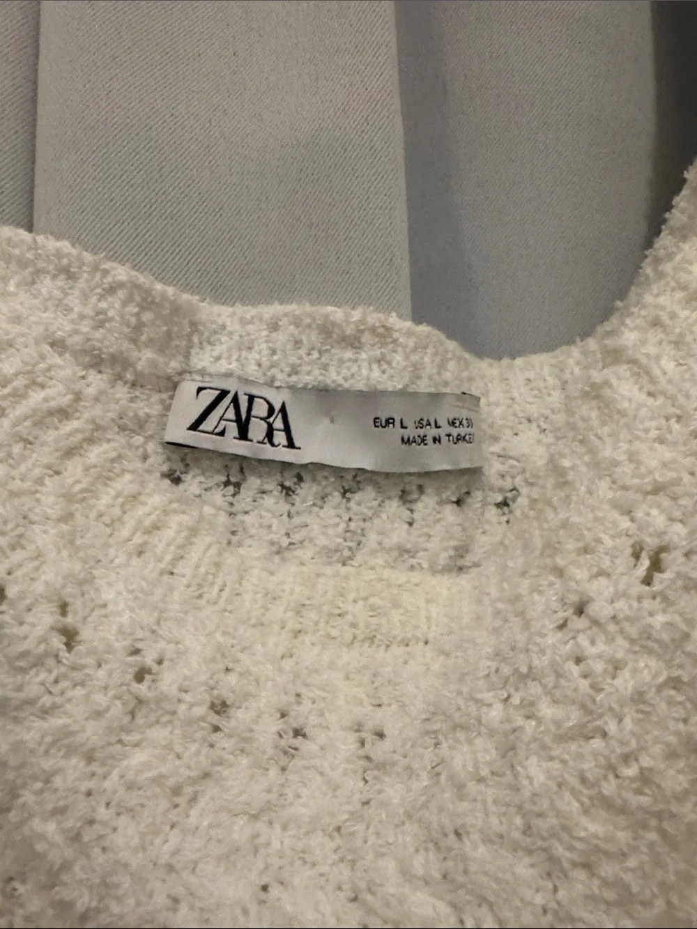 Zara white eyelet